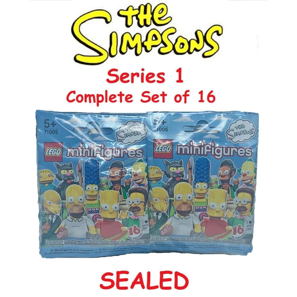 LEGO THE SIMPSONS Collectible Minifigs Series 1 71005 - Complete Set 16 (SEALED)